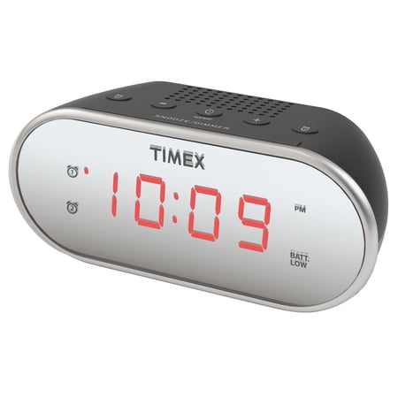 Timex Red Display Timex T124B Dual Alarm Clock with 0.7