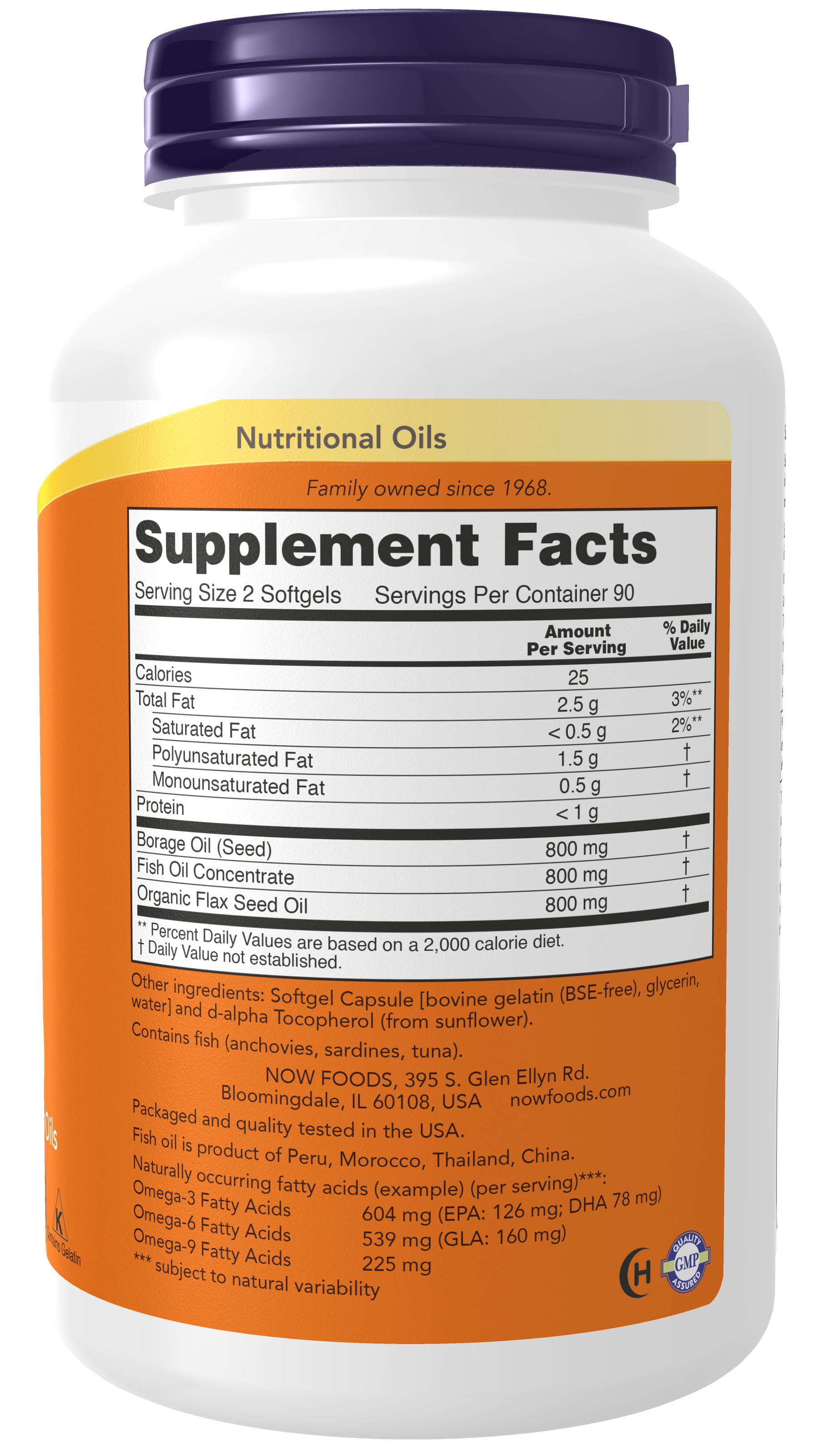 最大10%OFFクーポン NOW Foods Super Omega 3-6-9 1200 mg ナウフーズ スーパーオメガ 180ソフトジェル  EPA DHA