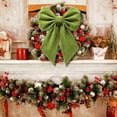 thumbnail image 6 of Giant Velvet Christmas Tree Topper Bow For Holiday Decor And Wedding Backdrop, 6 of 7