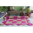 thumbnail image 2 of Chouhan Rugs Natural Jute Scalloped Box Design Rug Bohemian Rug Decor Rug Handwoven Rug Custom Rug Decorative Rug, 2 of 6
