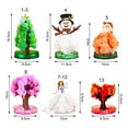 thumbnail image 5 of comerut Paper Tree Ornamental Multi-color Leaves Novelty Tree Mini Growing Christmas Tree for Home, 5 of 8