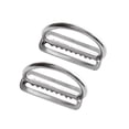 thumbnail image 1 of 2 Pack Stainless Steel Scuba Dive Weight Belt Keeper D Rings for 5cm Webbing, 1 of 7