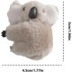 thumbnail image 3 of Adorno de tablero de coche de koala de peluche | Juguete de peluche lindo para consola interior de coche | Figura de koala suave para decoración | Accesorio divertido para coche, hogar, mochila, 3 of 5