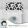 thumbnail image 4 of ZIATUBLE Cow Print Toilet Tank Lid Covers Reusable Toilet Tank Dust Cover Standard Toilet Tank Lids Set of 2 Easy to Clean Toilet Cover Lid Protective Cover Universal Toilet Tank Replacement, 4 of 5