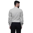 thumbnail image 3 of BESTMAN Chemise en Coton pour Hommes Manches Longues Imprimée Col Évasé Slim Formelle, 3 of 5