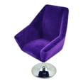 thumbnail image 3 of 12 Silla Sillón Sala de Estar Decoración de Oficina Muebles Púrpura Zulema sillas de casa de muñecas, 3 of 8