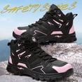 thumbnail image 4 of Steel Toe Work Boots for Women Construction Safety Boot Indestructible Shoes Lightweight Comfortable Slip Resistant Puncture Proof Slip Resistant Working Sneakers 7.5, 4 of 10