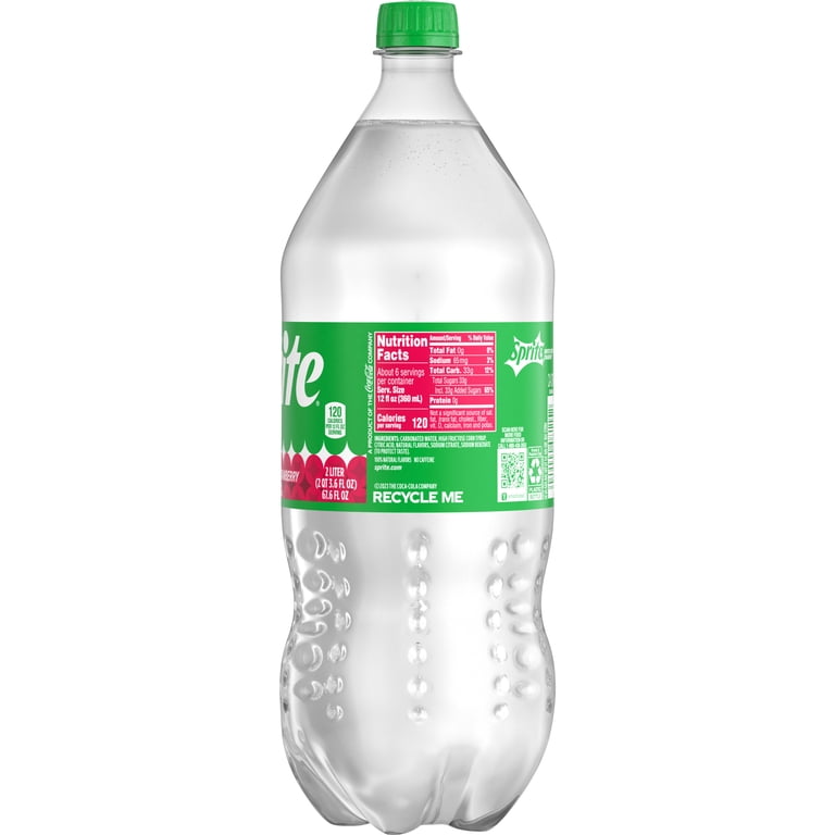 Sprite Winter Spiced Cranberry, Lemon Lime Soda Pop, 2 Liter