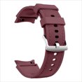thumbnail image 3 of Adjustable Sports Watch Band for Samsung Galaxy Watch 7 44mm Replacement Silicone Watch Bands - Fashionable PU Leather Rubber Watch Straps - Compatible for Galaxy Watch 7 44mm, Winered, 3 of 6