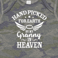 thumbnail image 4 of Inktastic Handpicked for Earth by My Granny in Heaven with Angel Wings Boys or Girls Baby Bodysuit, 4 of 5