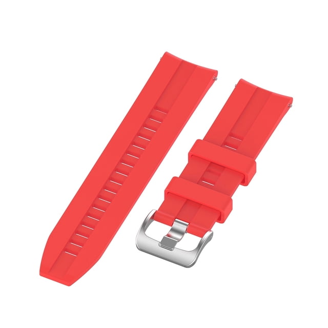 Para Huami Amazfit GTR 3 22 mm Bandas de reloj Reemplazo de silicona colorida con cierre de plata