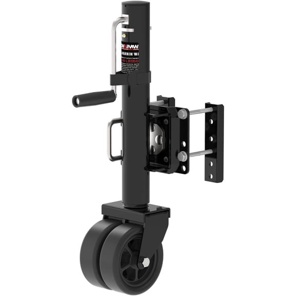 TOWKING 2000 lbs Upgraded Boat Trailer Jack, 10" Lift, Bolt on Trailer Jack for RV, Boat and More, Black