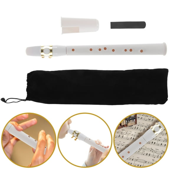 OUNONA 1 Set Pocket Saxophone Tenor in White Ideal for Music Training Sessions