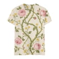 thumbnail image 3 of MEICHEN Women's Fashionable Casual Comfort Printed Short Sleeve Top Loose Summer T Shirts for Women, 3 of 3