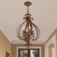 thumbnail image 4 of Livex Lighting Villa Verona 4 Light Verona Bronze Foyer, 4 of 10