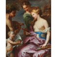 thumbnail image 2 of Jan van Dalen 20x24 Gold Ornate Framed and Double Matted Museum Art Print Titled - Without the Coerca and Bacchus Caper Venus, 2 of 4