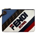 thumbnail image 1 of Pre-Owned FENDI FILA collaboration clutch bag and second, 1 of 9