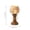 White B, variant on HengDidi Small Table Lamp, Boho Bedside Lamp with Linen Fabric Shade, Wood Tripod Nightstand Lamp for Nursery, Living Room, Bedroom, Narrow End Table, 11 Inch, ON/Off Switch