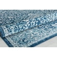 thumbnail image 3 of Harper HY50N Mozart Blue Abstract Vintage Blue Area Rug, 2'6" x 4', 3 of 5