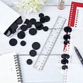 thumbnail image 4 of 33Pcs Black Book Binding Discs 3 Size ABS Plastic Discbound Plastic Expansion Discs Binding Ring Discs for DIY Notebook Artwork, 4 of 5
