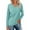 Light Blue, variant on FASHOFT V Neck Long Sleeve Shirts For Women Solid Color Casual Tops Casual Business Blouses Brown L