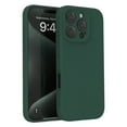 thumbnail image 1 of PANDACO Soft Shell Matte Forest Green Case for iPhone 16 Pro, 1 of 3