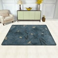 thumbnail image 3 of YFYANG 36"x24" Non-Slip Flannel Carpet Doormat, Living Room Bedroom Office Decorative Area Rugs, Indoor Vintage Abstract Floral Texture Pattern Floor Mats, 3 of 7
