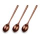 thumbnail image 1 of Cterwk - Juego de 3 cucharas de madera para sopa, para servir, para café, té, postres y mezclar., 1 of 8