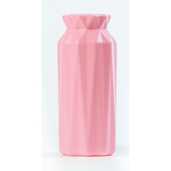 Grupo Mirandinha Baby Pink Plastic Decorative Vase – Party Centerpiece and Home Decor