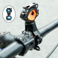 thumbnail image 2 of Langgg 360 Rotation Bicycle Mount Road Bike Headlight Flash Light LED Bike Torch Holder Holder 22-30mm Black Blue, 2 of 9