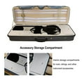 thumbnail image 6 of Siemonic 4/4 Violin Case Gray Wooden Oblong Cases for Violin Straps Full Size Nylon Bag, 6 of 9