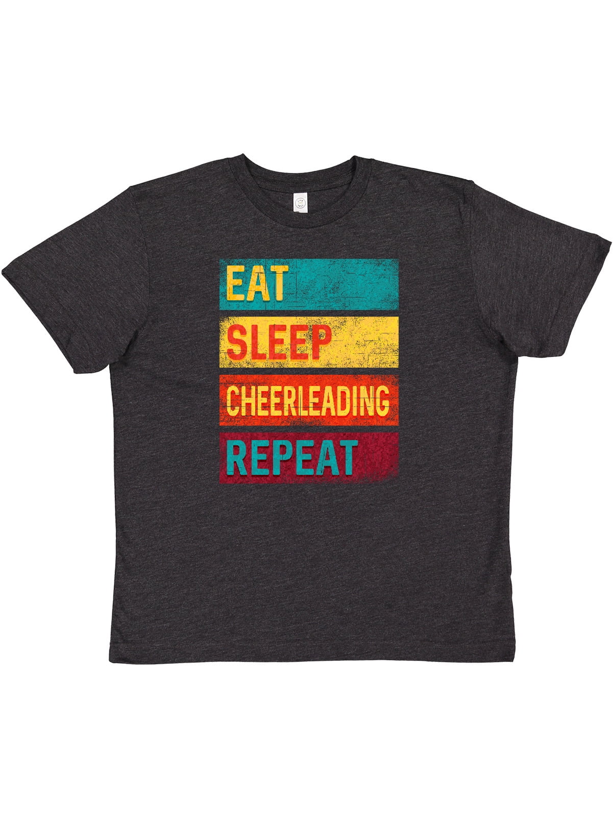 Inktastic Cheerleader Eat Sleep Cheerleading Repeat Youth TShirt