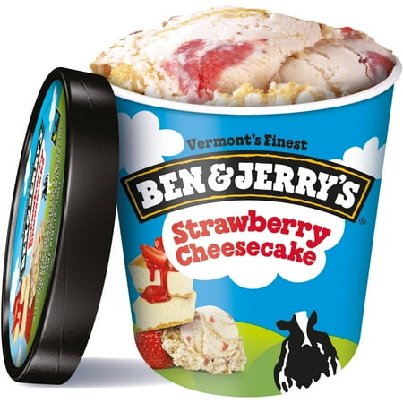 Ben & Jerrys Strawberry Cheesecake Ice Cream - 16oz
