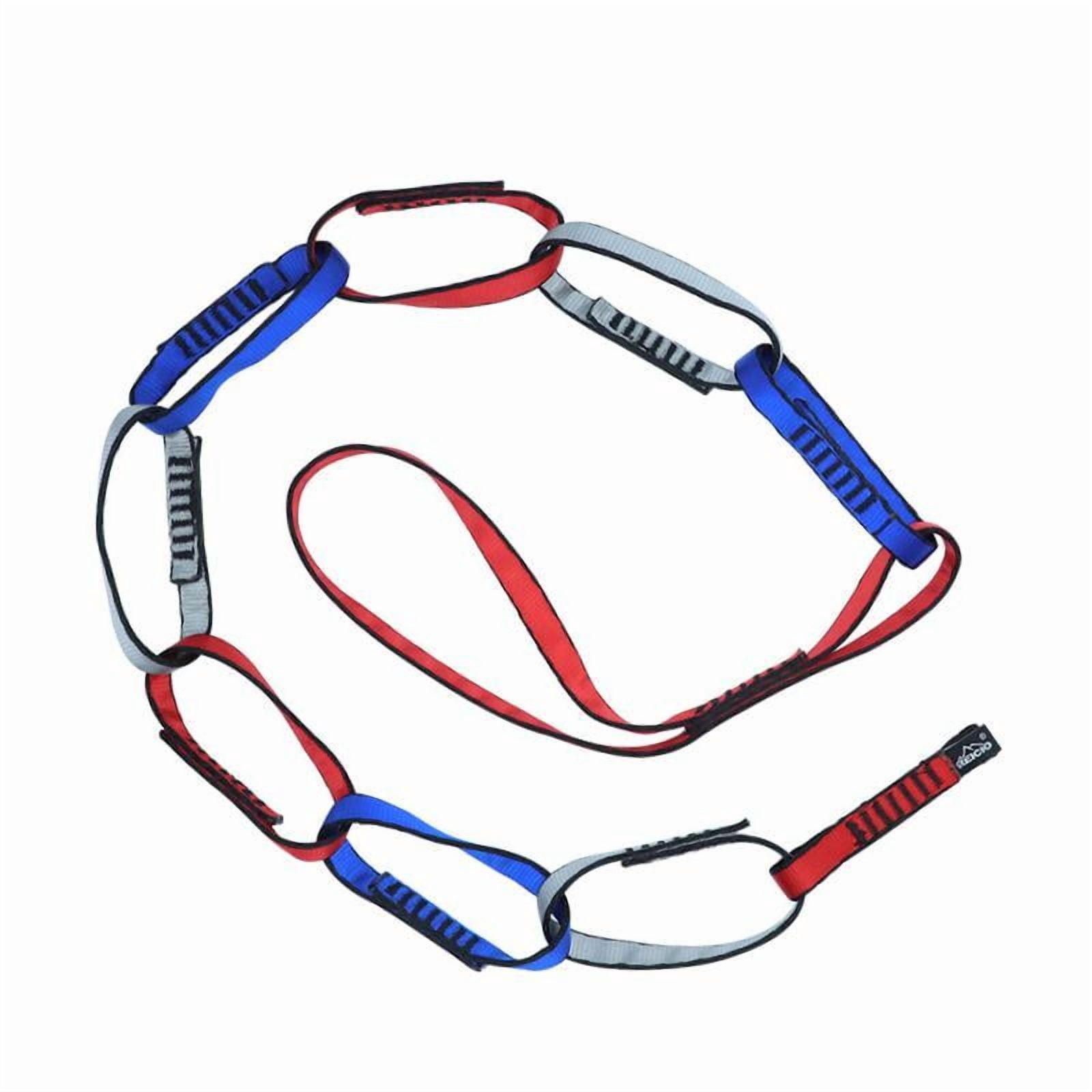 Wswqop Daisy Loop Chain Climbing Rope Chain 22kN Lightweight Daisy Chain Rope for Speed
