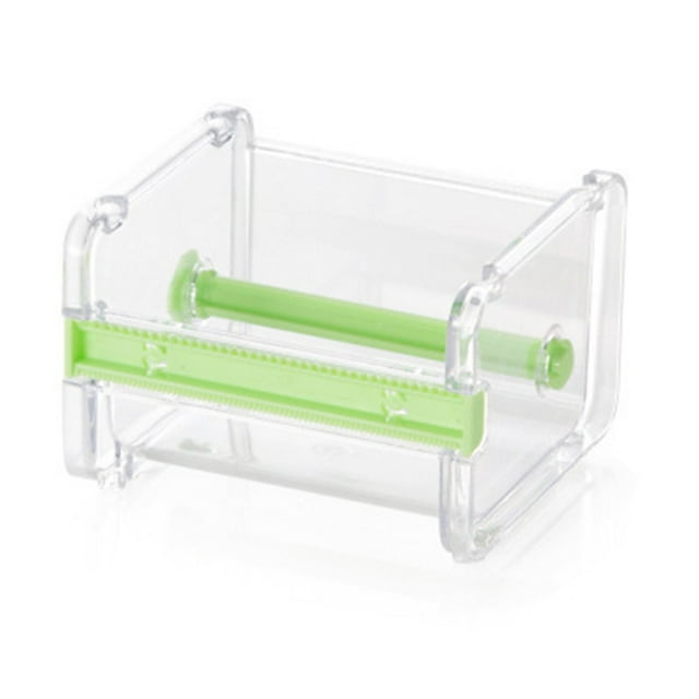 Distributeur de Ruban Washi avec Coupeur, Support de Rouleau de Ruban Washi de Bureau Multi, Organisateur de Ruban de Masquage Transparent pour Bureau, Maison, École