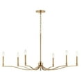 thumbnail image 7 of 52696CPZ Kichler Lighting Malene - 6 Light Chandelier-22.25 Inches Tall and 42 Inches Wide-Champagne Bronze Finish, 7 of 7