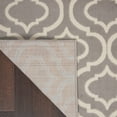 thumbnail image 6 of Nourison Jubilant 6' x 9' Grey Area Rug Moroccan Casual Trellis by Nourison, 6 of 11