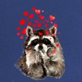 thumbnail image 2 of CafePress - Raccoon Blowing Kisses Cute Animal Love Maternity - Maternity Dark T-Shirt, 2 of 3
