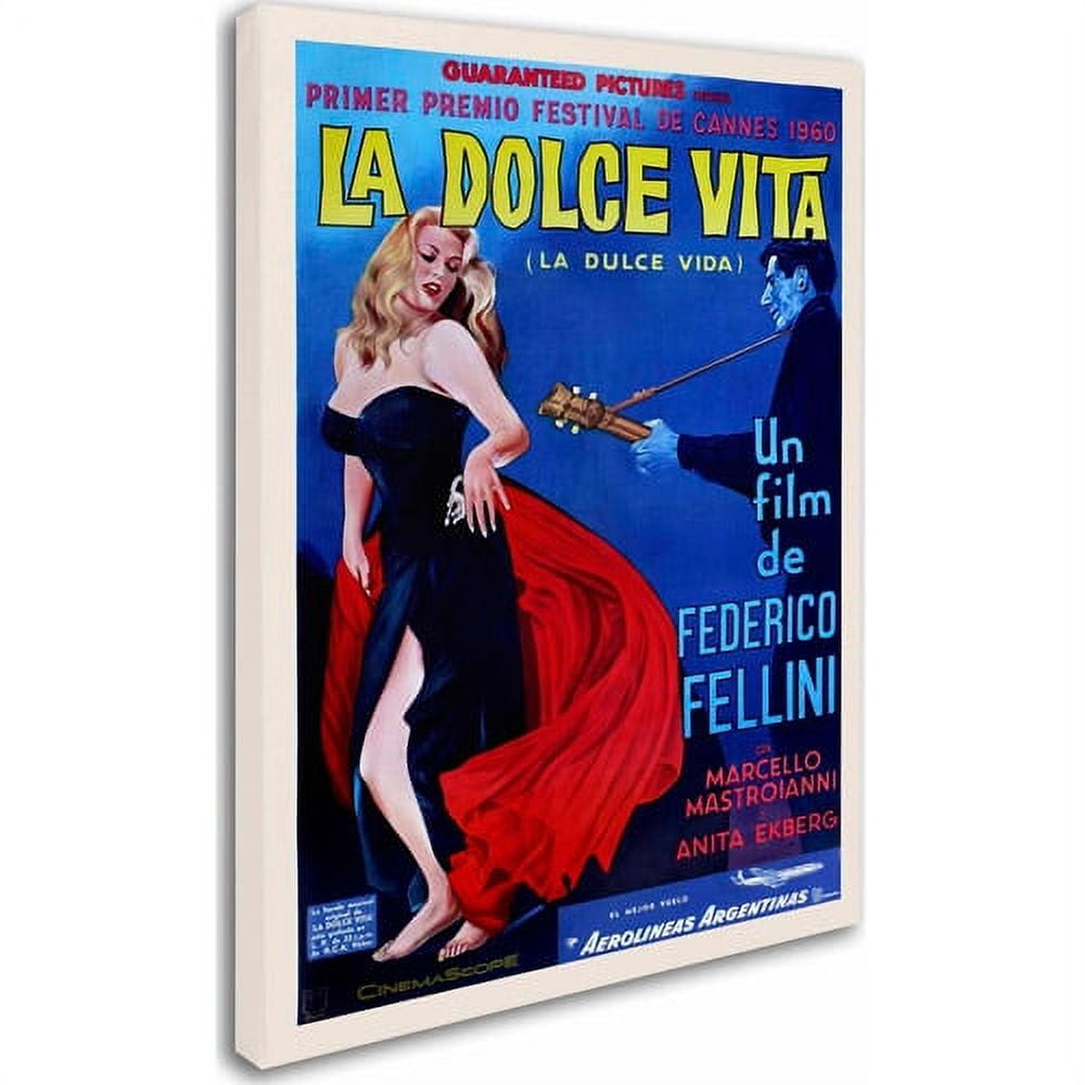 Trademark Fine Art "La Dolce Vita" Canvas Art by Vintage Apple Collection