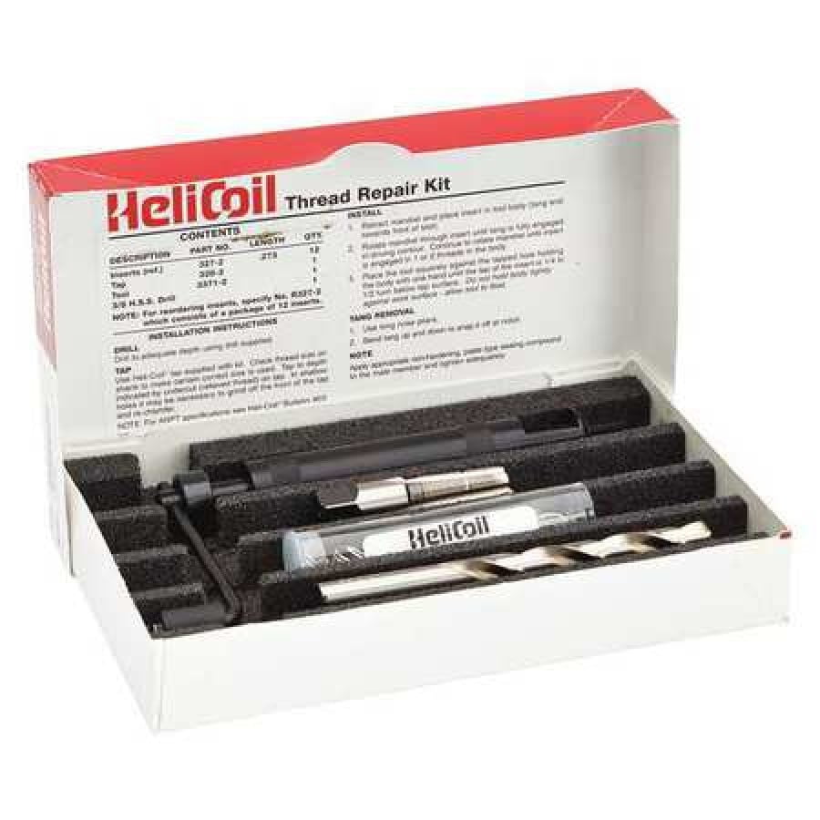 HELICOIL 54027 Thread Repair Kit,304 SS,7/1620,18 Pcs