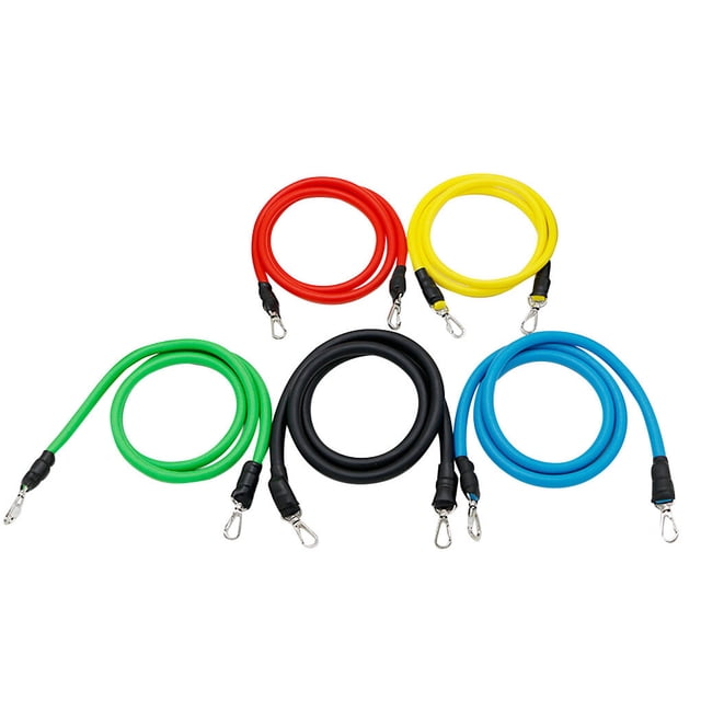 Toystoory 11 unids/set bandas de resistencia duraderas para entrenamiento físico bandas de ejercicio de fácil operación que no se desprenden Gimnasios en casa