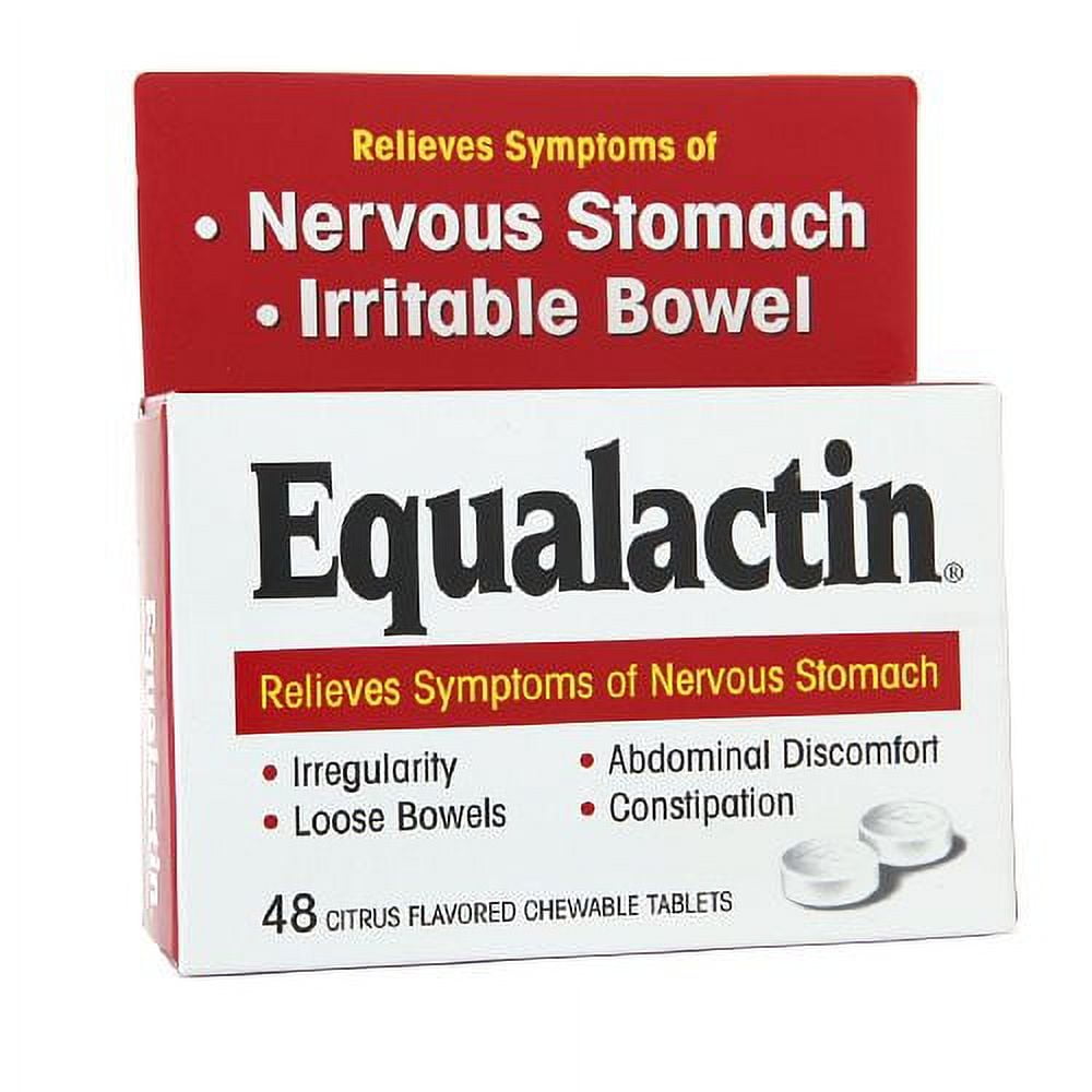 Equalactin Citrus Flavored Chewable Tablets - 48 Ea