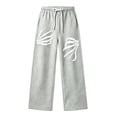 thumbnail image 4 of CONZONE Big Boys Baggy Sweatpants Y2K Graphic Joggers for Boys Drawstring Fall Winter Athletic Trousers with Pockets, 4 of 5