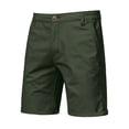 thumbnail image 1 of Men's Casual Fashion Slim Cropped Pants - European Style, Solid Color, Sports Tooling, 1 of 3