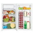 thumbnail image 2 of Igloo 3.2 Cu.Ft. Single Door Compact Refrigerator with Freezer - Slide Out Glass Shelf, Perfect for Homes, Offices, Dorms - White, 2 of 4