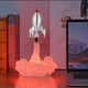 thumbnail image 4 of Lámpara espacial para niños | Luz nocturna LED recargable por USB con 6-10 horas de autonomía | Decoración de luna y estrellas impresa en 3D para dormitorio, fiesta o regalo, 4 of 6
