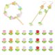 thumbnail image 2 of 20pcs Cristal Colorido Encanto Tulipán Flor Cuentas De Vidrio Sueltas DIY Pulsera Collar Fabricación De Joyas Gao Jiahui unisex, 2 of 2
