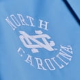 thumbnail image 6 of Men's Mitchell & Ness Carolina Blue North Carolina Tar Heels Double Clutch Lightweight Satin Full-Snap Jacket, 6 of 7