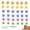 MIX Colors, variant on Green Puff Ball, Cat Puff Balls, 1-in Extra Large Sparkle Puff Ball Toys for Indoor Cats, Interactive Cat Toy Balls with Glitter Tinsel, Multicolor Tinsel Cat Balls