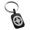 Black, variant on Stainless Steel Aztec Intelligence Rune Engraved Small Rectangle Dog Tag Charm Keychain Keyring